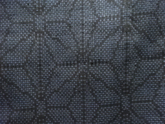 JAPANESE KIMONO / ANTIQUE KIMONO / SILK / DORO OSHIMA TSUMUGI / WOVEN ASANOHA
